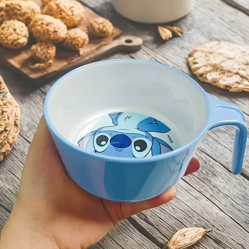 3-delt Stitch Bordservice Sæt – Skål, Krus og Ske med Sødt Cartoon Design