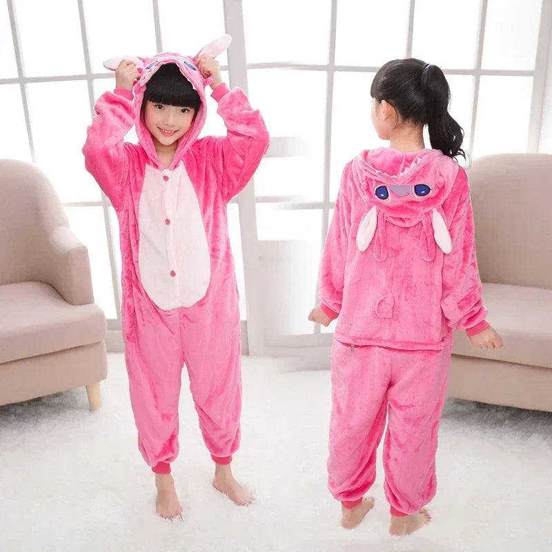 Stitch Onesie - Komfortabel og Praktisk til Sovetid