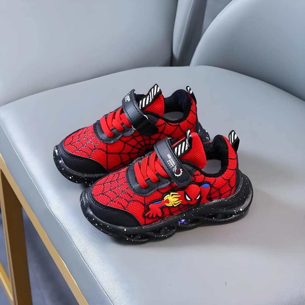 Superhelt LED Sneaker - Seje sko med lys til børn