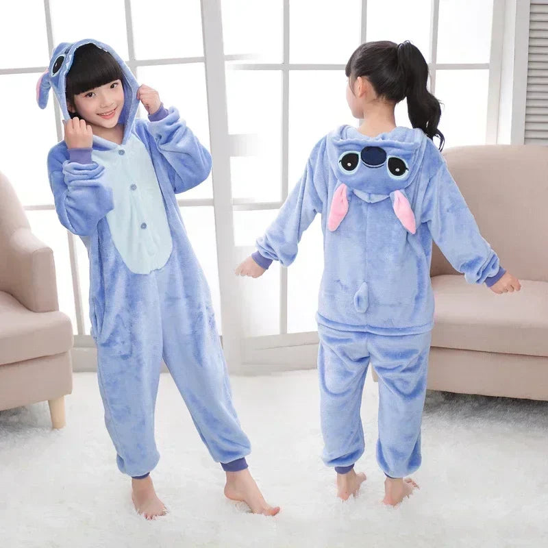 Stitch Onesie - Komfortabel og Praktisk til Sovetid